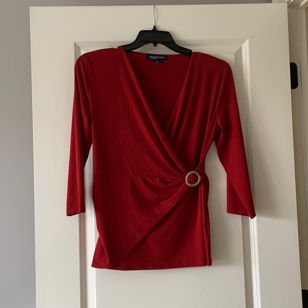 Jones New York Wrap Top